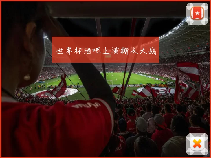 世界杯酒吧上演撕衣大战